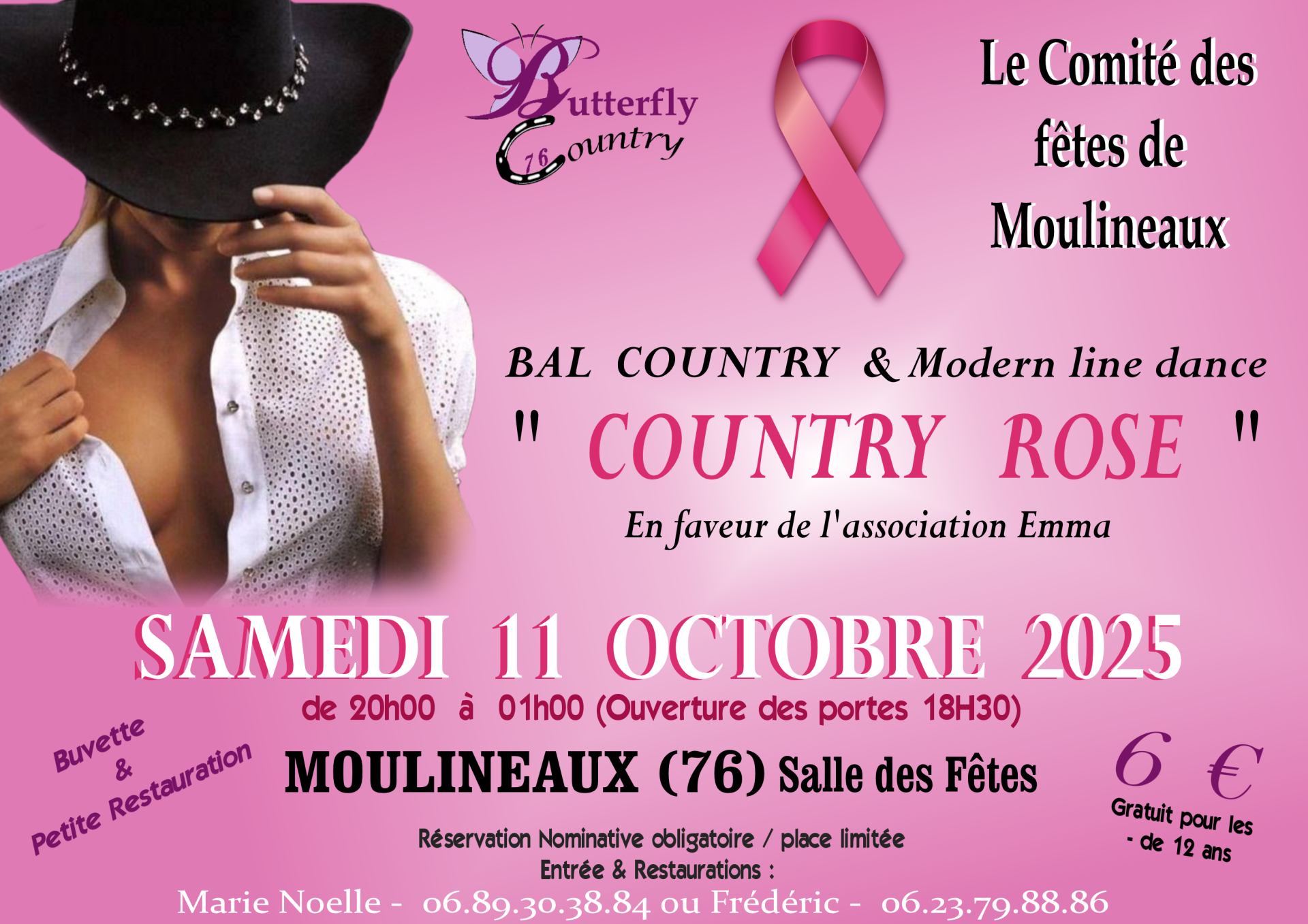 Affiche country rose 1