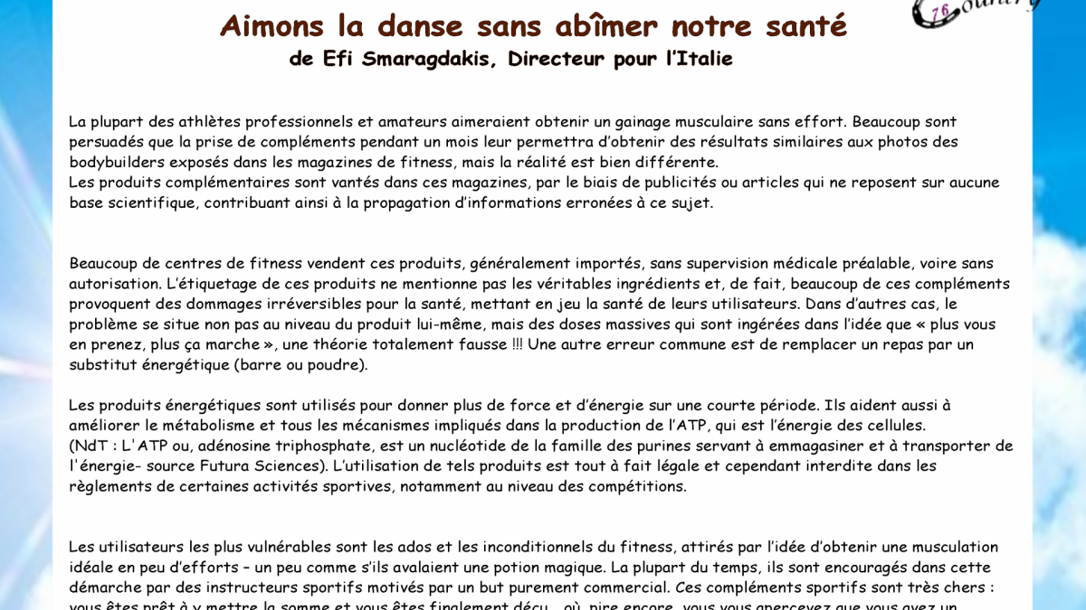 Aimons la danse sans abimer notre sante 2