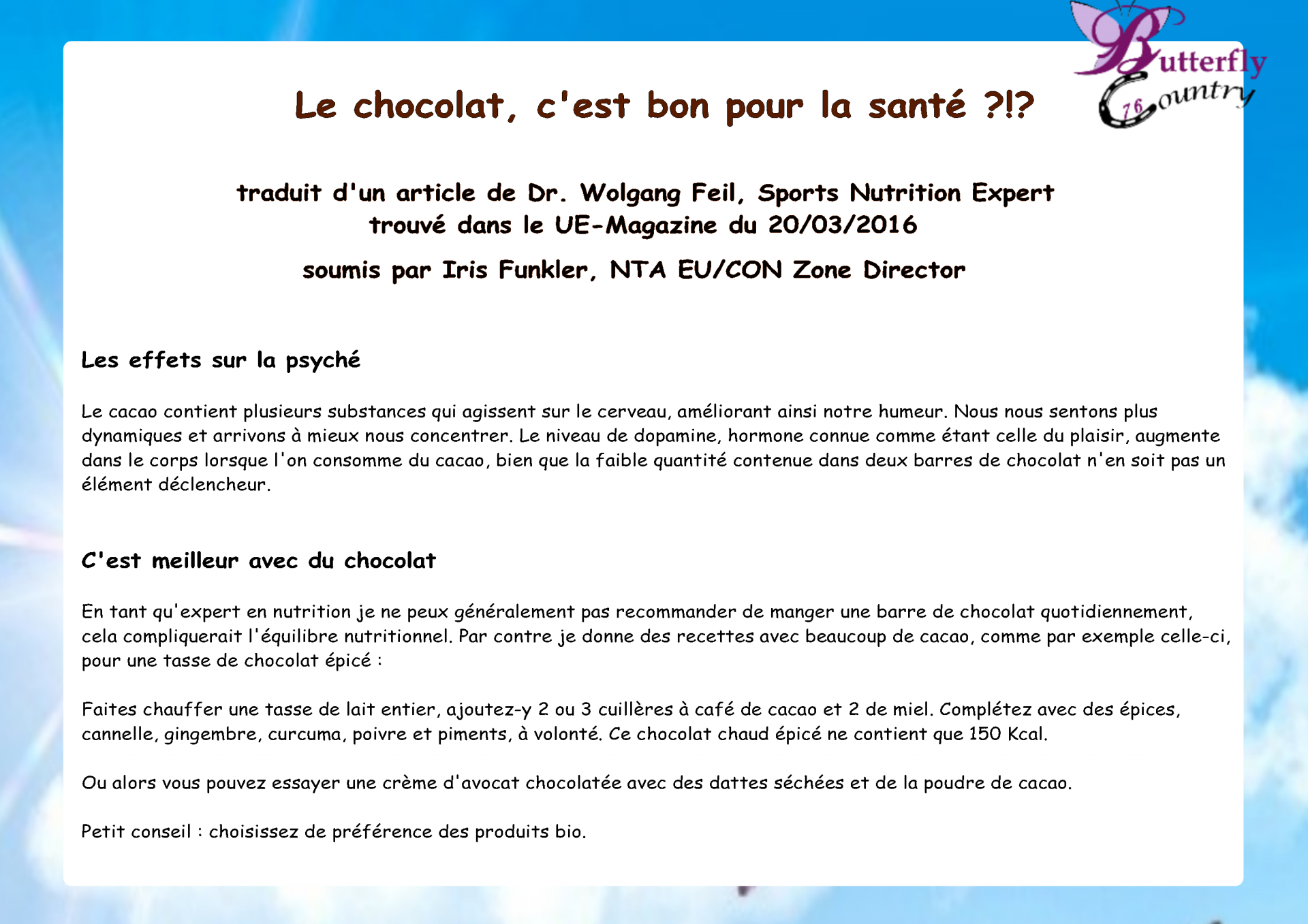 Le chocolat c est bon pour la sante 3